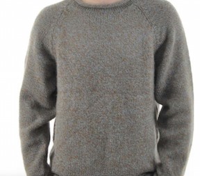 Heather Alpaca Knit Roll Neck Sweater