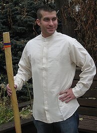 Open Front Wedding Shirt Our Light Weight