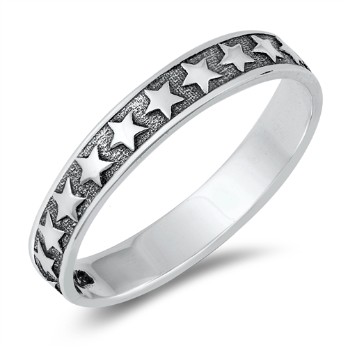 Sterling Silver Star Ring