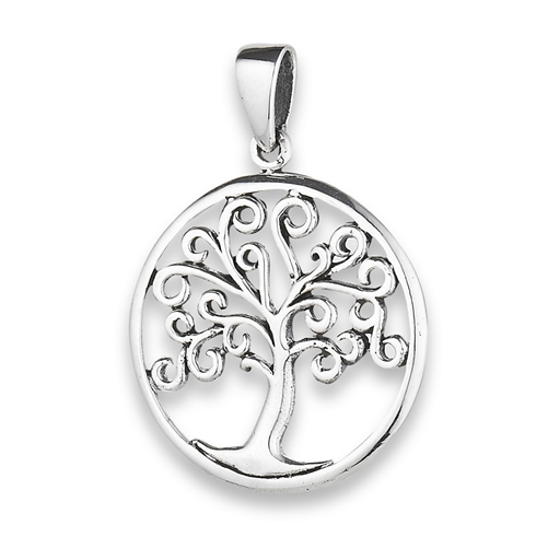 Sterling Silver Tree Of Life Pendant