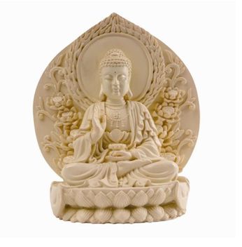 Buddha - Resin - Natural