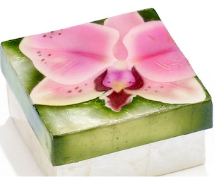 Capiz Shell Box Orchid