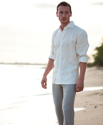 White Linen Amalfi Shirt