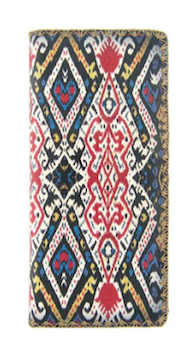 Amalia Ikat Print Faux Leather Wallet