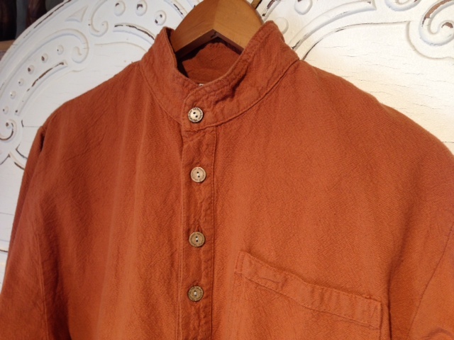 Mandarin Collar Shirt in Sierra